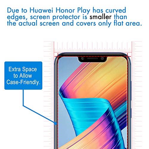 iVoler [Pack de 3] Verre Trempé Huawei Honor Play, Film Protection en Verre trempé écran Protecteur vitre