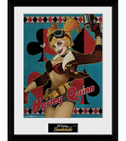 GB Eye affiche dans le cadre DC Comics Harley Quinn 30 x 40 cm Harley Quinn