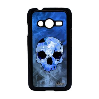 Coque Samsung Galaxy Ace 4 Tete De Mort Squelette Metal