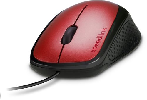 SPEEDLINK KAPPA Mouse - Souris - pour droitiers - optique - 3 boutons - filaire - USB - rouge