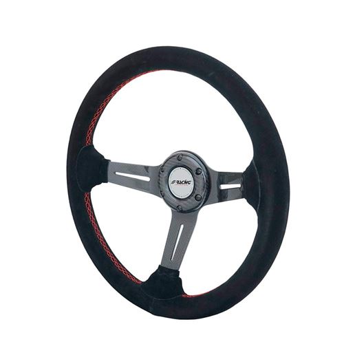 Simoni Racing volant sport TommiØ35 cm carbone noir Profondeur assiette noire