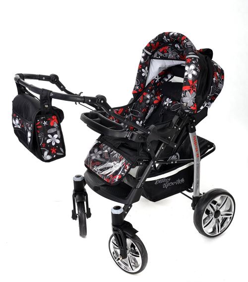 Noir Et Rouge Fleurs X2 Poussette Landau 3en1 Avec Siege Auto Couffin Poussette Canne Roues Pivotantes Poussette Achat Prix Fnac Noir Et Rouge Fleurs X2 Poussette Landau 3en1 Avec Siege Auto Couffin Poussette Canne Roues Pivotantes Poussette Achat Prix Fnac