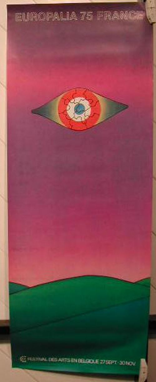 EUROPALIA 75 - 30x80 cm - AFFICHE / POSTER
