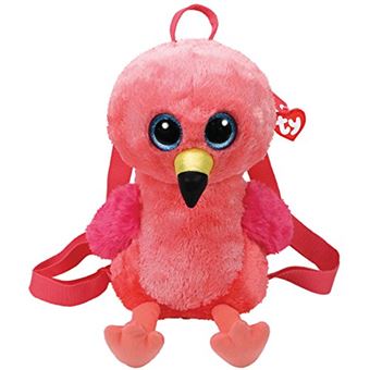 peluche ty flamant rose