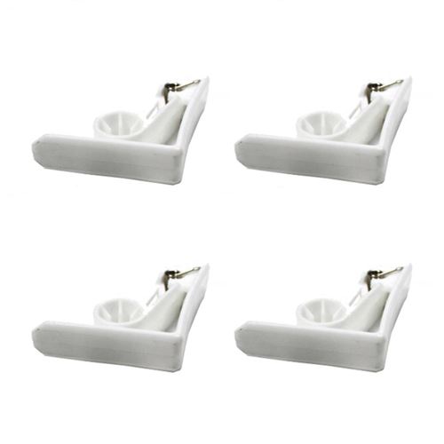 Meilleurs prix pour Pince plastique de table - Lot de 4 - Blanc