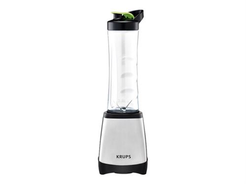 Krups kb204d stand mixer smoo, to go perfect mix 2000, 300, gebürsteter acier inoxydable (boîtier), acier inoxydable poli. noir