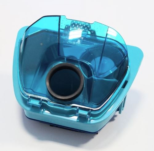 Bac à poussière bleu complet