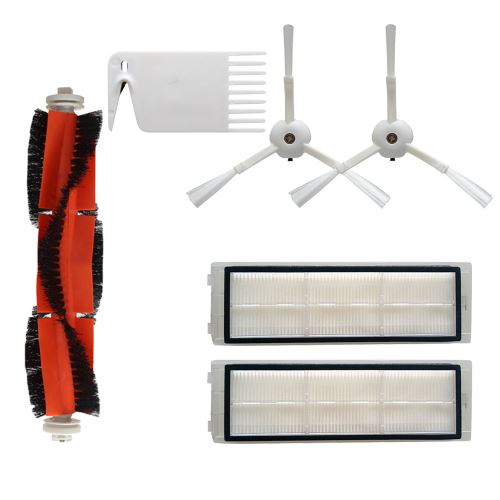 Pièce de Rechange Vide Brosse Latérale + Filtre + Kit Outil Pinceau Principal pour Xiaomi Mi Robot Wenaxibe071