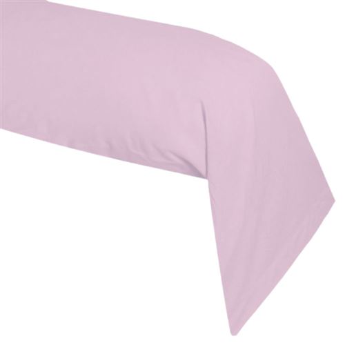 Une Taie de traversin unie 45 x 185 cm