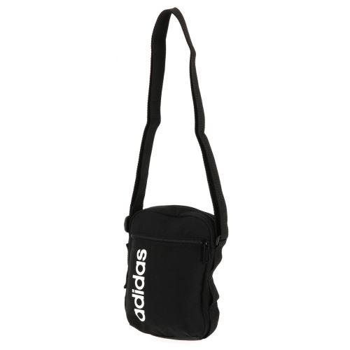 Sacoche pochette bandouliére Adidas Lin core org black/wht Noir taille : UNI réf : 16820