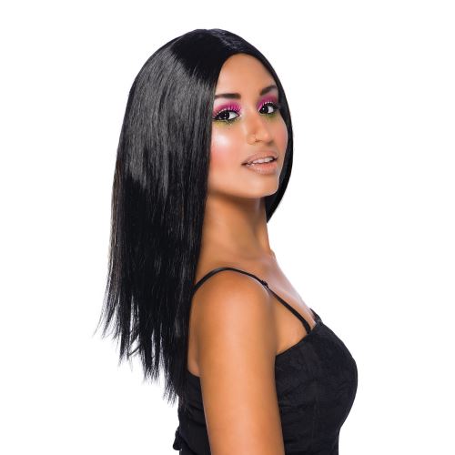 Bristol Novelty - Perruque LONGUE - Femme (45cm) (Noir) - UTBN793