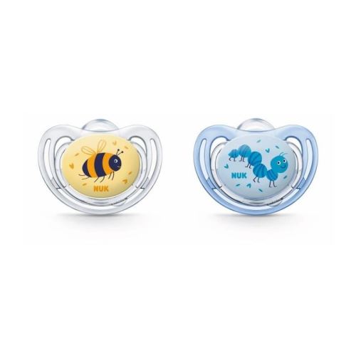 NUK 2 Sucettes Taille 2 Fresstyle - Garçon
