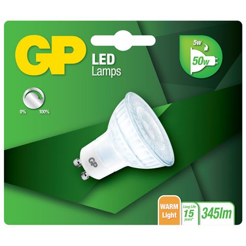 GP éclairage GP Led Gu10 Refl. Dim 5w Gu10