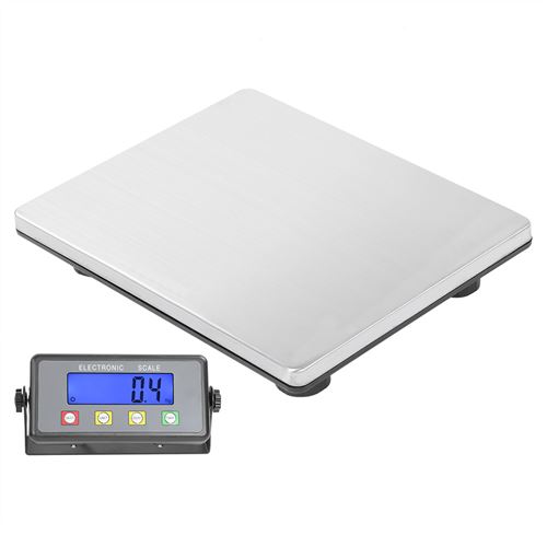 Balance postale numérique 200kg avec avec adaptateur secteur - Argent