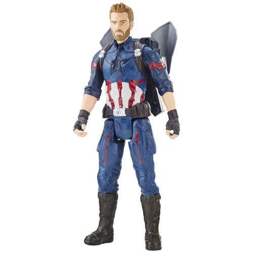 Hasbro Marvel Avengers Infinity War Titan Héros Power FX Captain America 30 cm