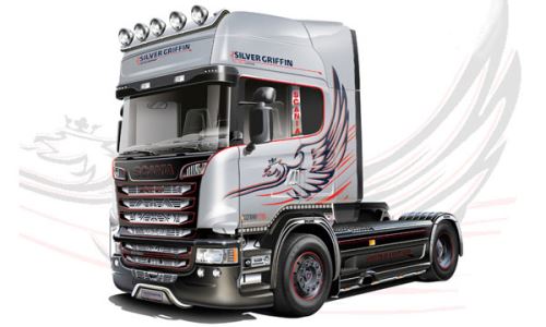 Scania R730 Silver Griffin Italeri 1/24