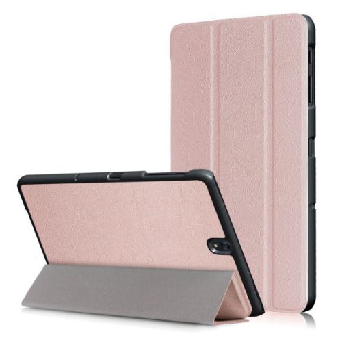 WISETONY® Étui en PU tri-pliure avec support pour votre Samsung Galaxy Tab A 2019 T510/T515 10.1 - Or rose