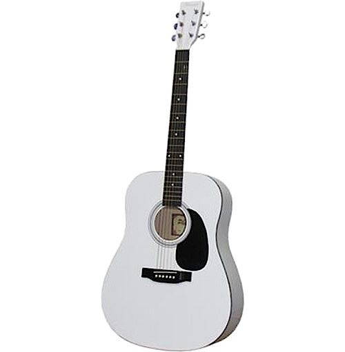 Phoenix guitare Western 001 dreadnought 105 cm blanc