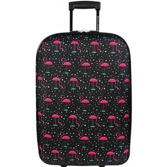 50 Sur Valise Cabine Souple David Jones 54 Cm Flamingo Ba40131p