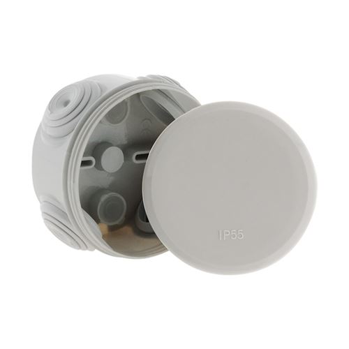 Bo&icirc;te d&eacute;rivation ronde &Oslash;70mm profondeur &Oslash;35mm vrac