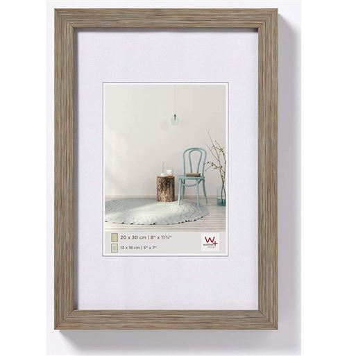 Cadre effet bois Varjo - 50 x 70 cm - Beige