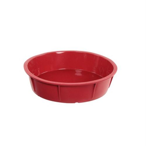 moule à manqué rond silicone ø25cm rouge