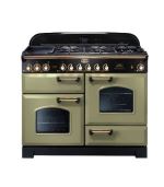 Piano de cuisson gaz falcon cdl110dfog/b-eu vert olive laiton