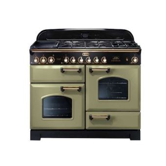Piano de cuisson gaz falcon cdl110dfog/b-eu vert olive laiton