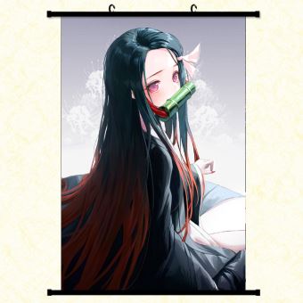 Poster en toile étanche avec cadre en PVC - Demon Slayer (#805),60x90 CM - 1