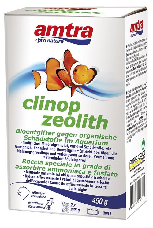 Meilleurs prix pour AMTRA Pro Nature Clinop Zéolithe Traitement de l'Eau pour Aquariophilie 450 g