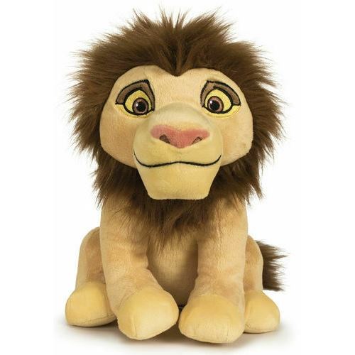 Peluche disney le roi lion : lion mufasa 29 cm - doudou licence enfant