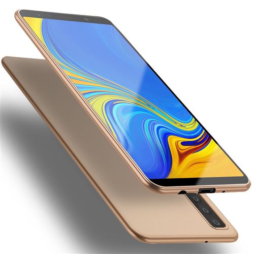 Coque en TPU super slim matte or pour votre Samsung Galaxy A7 (2018) A750