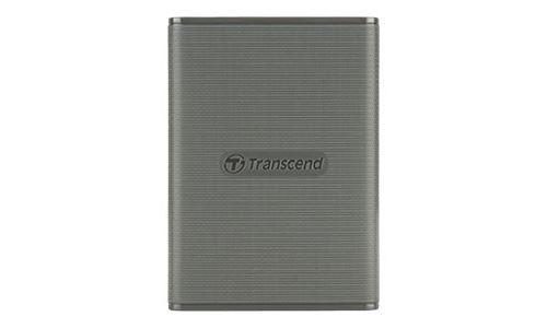 Transcend ESD360C - SSD - 2 To - externe (portable) - USB 3.2 Gen 2x2 (USB-C connecteur) - AES 256 bits - gris