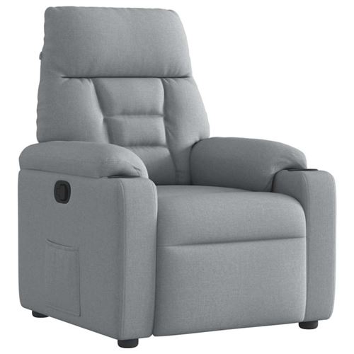 Vidaxl Gris/Clair Fauteuil Inclinable Tissu - Image 3