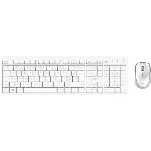 Trust Blanc Pack Clavier Souris Sans Fil - Image 2