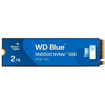 WD Blue SN5000 WDS200T4B0E - SSD - 2 To - interne - M.2 2280 - PCIe 4.0 x4 (NVMe) - 1
