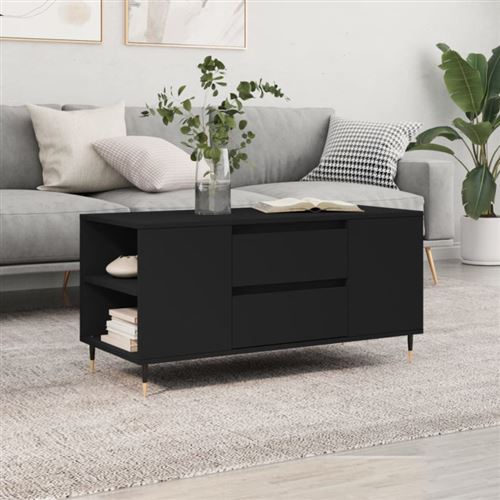 Vidaxl Noir Table Basse - Image 2