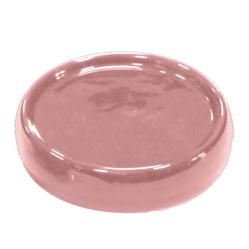 Non Communiqué Rose Porte Savon En Céramique "Bullea" 10Cm Poudré