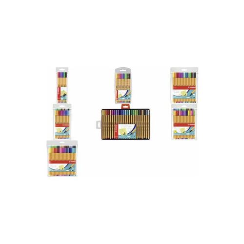 Stabilo Feutre À Pointe Fine Point 88, Étui Plastique De 40