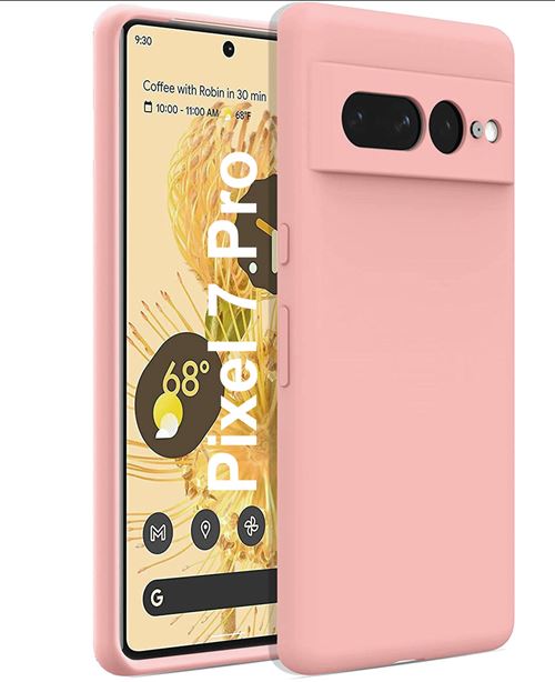Coque Silicone Rose Pour Google Pixel 7 Pro 5G Little Boutik®