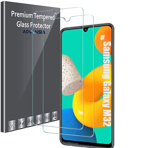 Advansia verre trempé pour Samsung Galaxy M32 4G [X2] Pieces