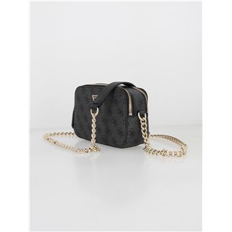 Guess NOELLE CROSSBODY CAMERA - Sac bandoulière - bone logo/blanc - ZALANDO