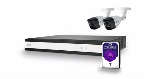 ABUS Performance Line TVVR33622T analogique, AHD Set pour caméra de surveillance 6 canaux avec 2 caméras 1920 x 1080 pixels 1 TB