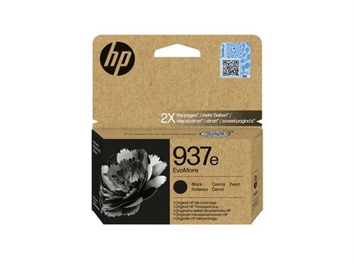 HP 937e EvoMore - Noir - original - cartouche d'encre - pour Officejet Pro 9110b, 9120e, 9720E, 9720e Wide Format, 9730e