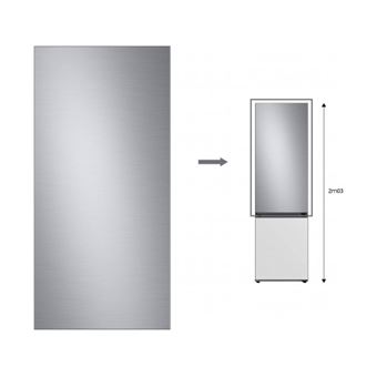 Panneau Haut (H200) Refined Inox (Platinum Inox)