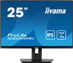 iiyama ProLite XUB2595WSU-B5 - Écran LED - 25" - 1920 x 1200 WUXGA - IPS - 300 cd/m² - 1000:1 - 4 ms - HDMI, VGA, DisplayPort - haut-parleurs - noir, mat