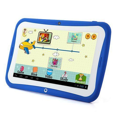Tablette Tactile Enfant Jouet Éducatif 7' Android Jelly Bean Yokid Bleue 8 Go +SD 32Go - YONIS