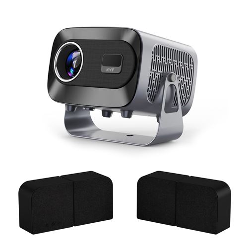 Vidéoprojecteur Android 4K Wifi +enceinte Bluetooth 20W