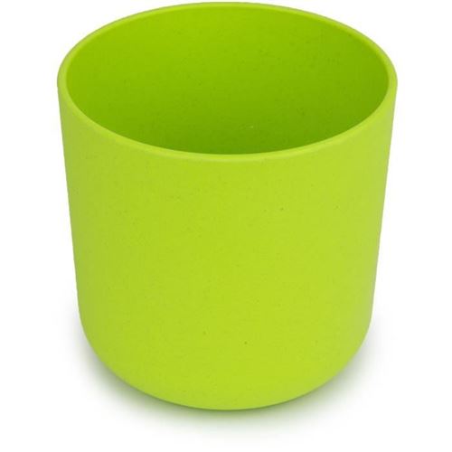 mill'o bébé - gobelet 100% biosourcée et biodégradable - sans bpa - micro-ondable - vert d 8 x h 7,8 cm