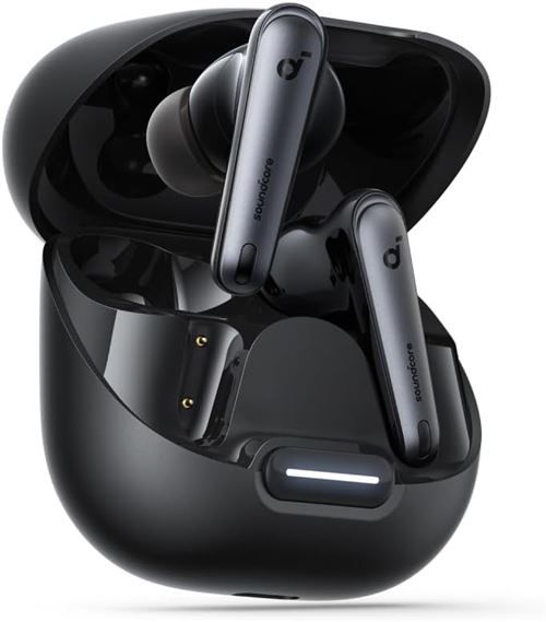 Soundcore Liberty 4 NC - Écouteurs sans fil avec micro - intra-auriculaire - Bluetooth - Suppresseur de bruit actif - noir velours